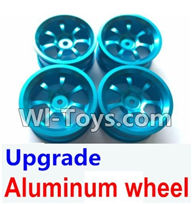 Wltoys K929 Parts-Upgrade Aluminum wheel(4pcs-Not include the Tire leather),Wltoys K929 desert RC Truck Parts,1:18 rc car and rc racing car Parts